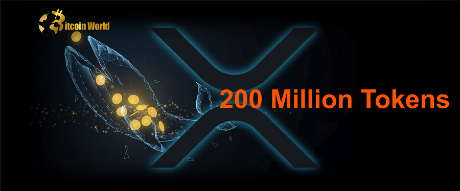 XRP Whales Move Over 200 Million Tokens After Rapid Accumulation Period