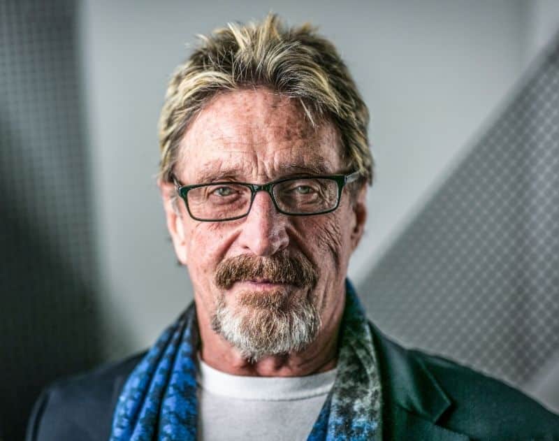 John McAfee Bitcoin prediction, Bitcoin $1 million, Bitcoin price drop.