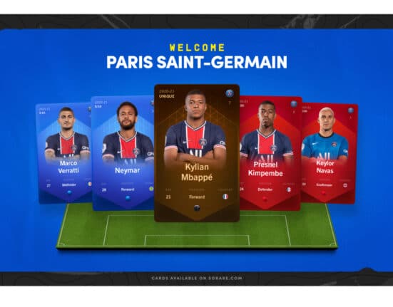 PSG Partners with Sorare to Launch Digital Collectibles of Players Like Neymar and Mbappé