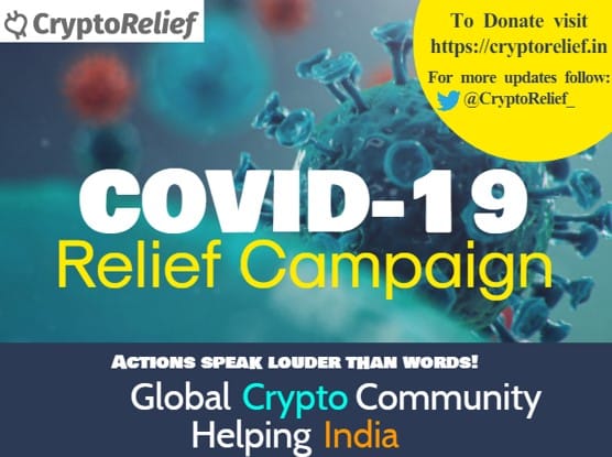 Crypto Community Raises Over $2.2 Million to Support India’s COVID-19 Relief Efforts