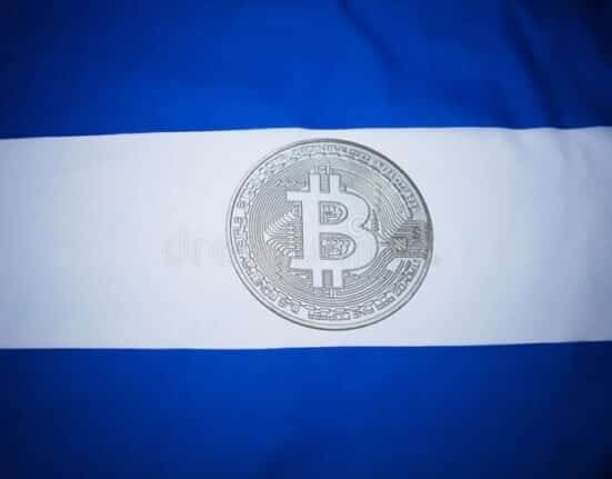 el salvador flag bitcoin law concept as first country adopting legal tender 221008709