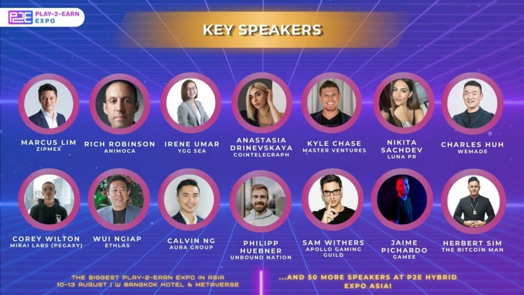 Asia’s Largest Play-2-Earn Crypto Expo to Kick Off in Bangkok August 10 to 13 3