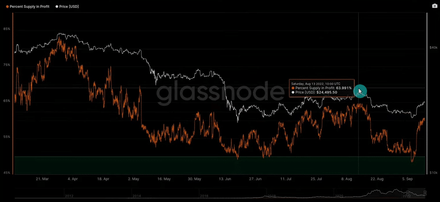 Bitcoin and Ethereum Analysis: Navigating Market Swings with Technical and On-Chain Insights Bitcoin Profitability Range