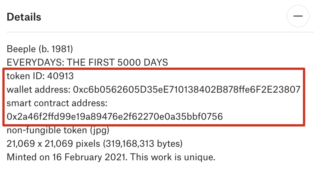 How To Verify The Authenticity Of An NFT 438ed0f837d64abfa82da1a7c073b296