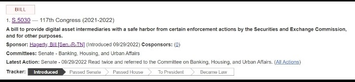 US Senator Proposes Landmark Crypto Bill: Will it Shield Exchanges from SEC Overreach? Screenshot 2022 10 01 07 48 45 40 965bbf4d18d205f782c6b8409c5773a4