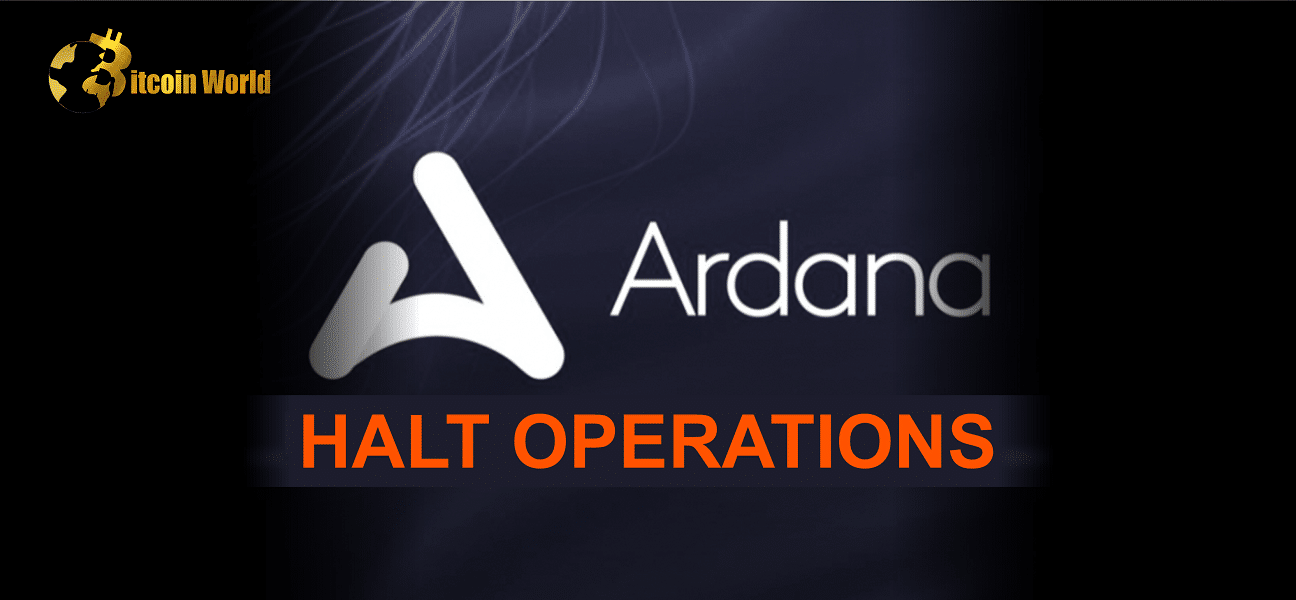 ardana halt operation