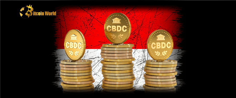 The Central Bank of Indonesia Plans to Make CBDC Indonesia's "Only Legal Digital Tender," The Government Says.