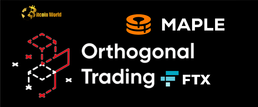 Orthogonal Hid FTX Exposure is from Maple Finance.