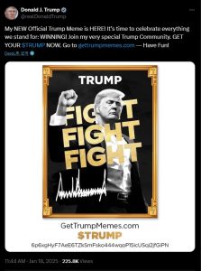 Trump Memecoin Promotion Sparks Hacking Concerns on Social Media