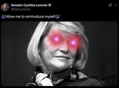 U.S. Senator Cynthia Lummis Posts Bitcoin Laser Eye Meme to Show Support