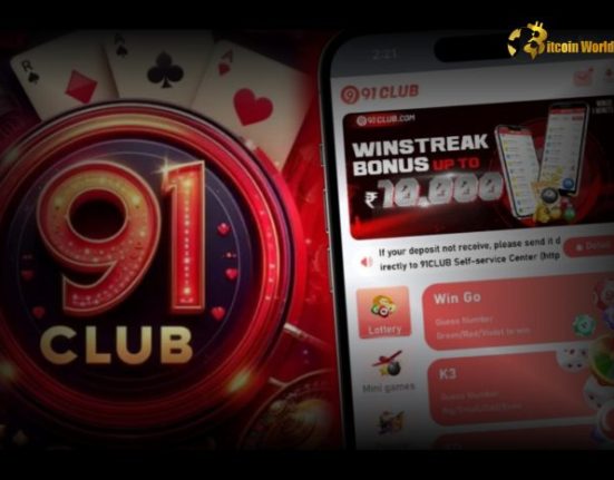 91 Club login dashboard interface