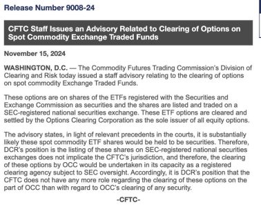 CFTC Approves Spot Bitcoin ETF Options, Paving the Way for Crypto Market Innovation 