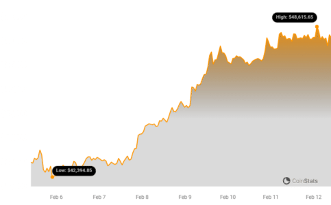 Bitcoin Bulls Back in Charge: Can BTC Conquer $50K After Reclaiming $48K? BTC Price Chart