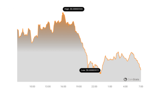 BONK Price Plummets 20%: Is the Bear Market Taking Over? Bonk Price Chart 2