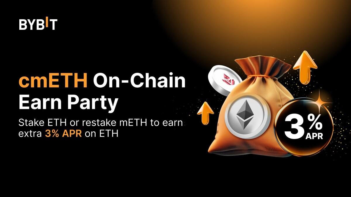 Bybit Launches On Chain Earn Up 3 APR cmETH Guar 1733840706jLpluOS1hj