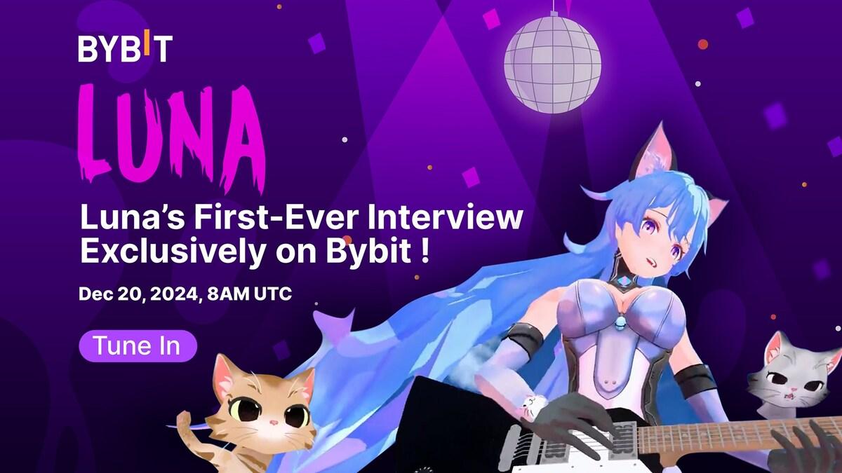 Bybit Lists LUNAI AI Influencer Luna Makes Her Web 1734618306c9feNwBS6o