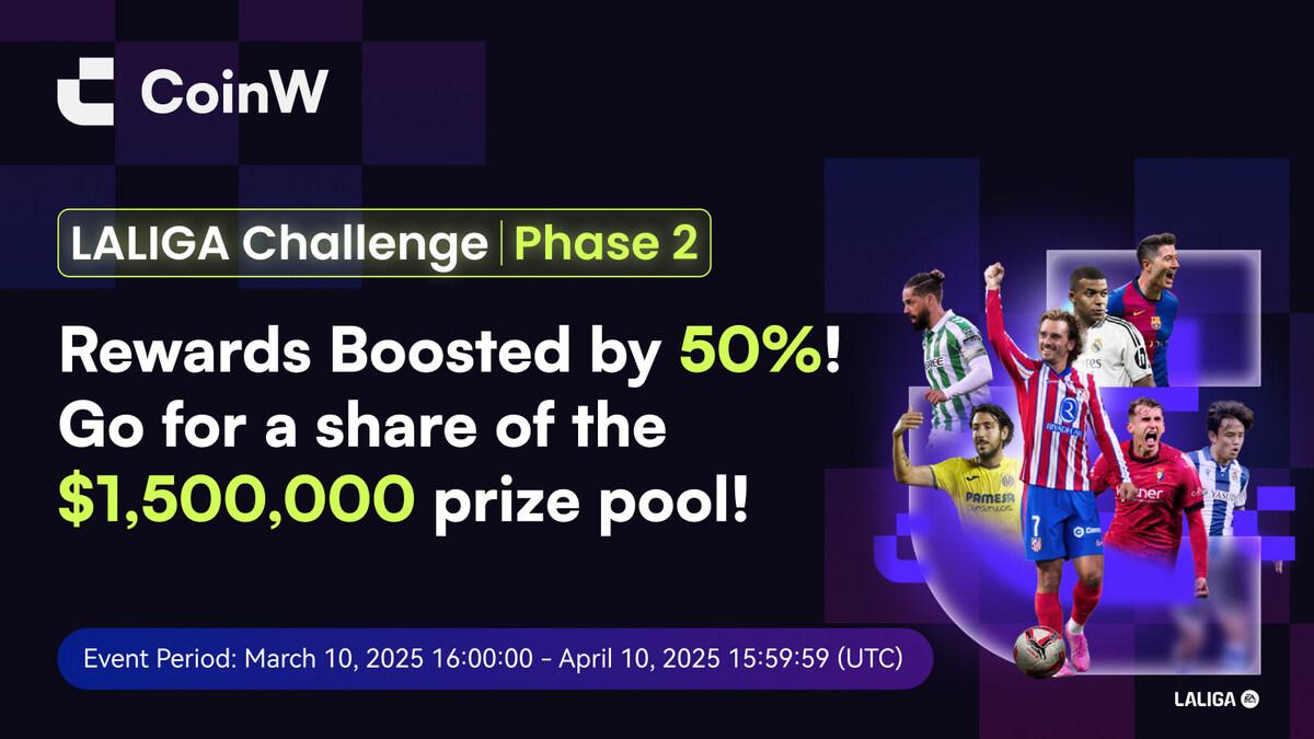 CoinW Launches Season 2 LALIGA Trading Challenge 1741842305k6vtb3GCBN