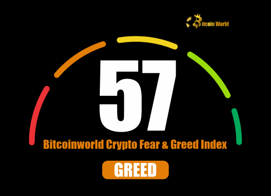 Crypto Fear & Greed Index Hits 57 Crucial Shift into Greed Zone
