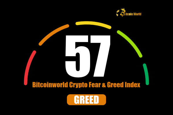 Crypto Fear & Greed Index Hits 57 Crucial Shift into Greed Zone