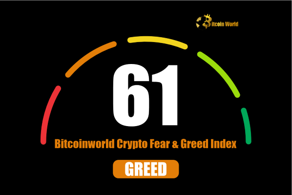 Crypto Fear and Greed Index Dips to 61 A Cautionary Tale in the Greed Zone