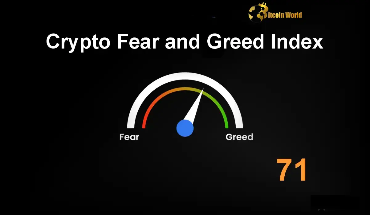 Crypto Fear and Greed Index Holds at 71 What This Means for Your Investments
