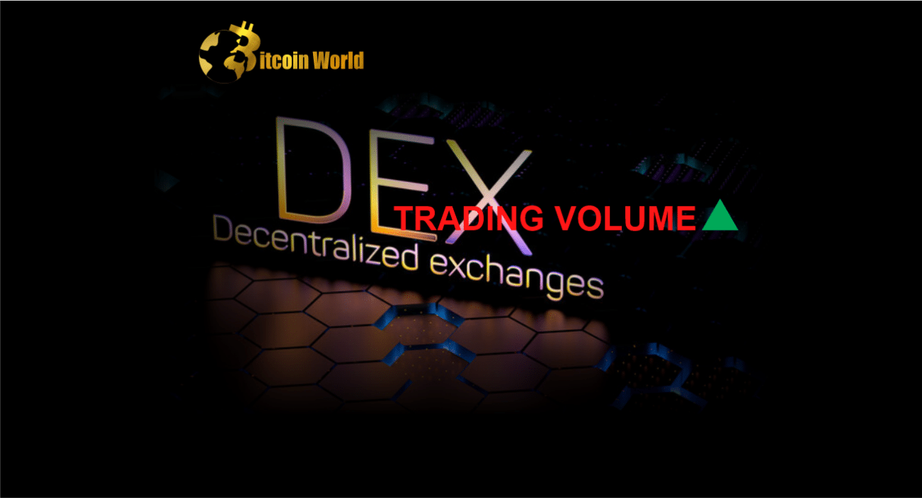 Decentralized Exchange (DEX) Trading Volumes Surged Nearly 250% Amid Stablecoin Crisis
