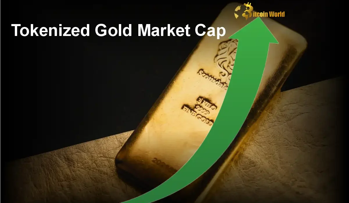 Explosive Growth Tokenized Gold Market Cap Rockets to a Record $1.4 Billion