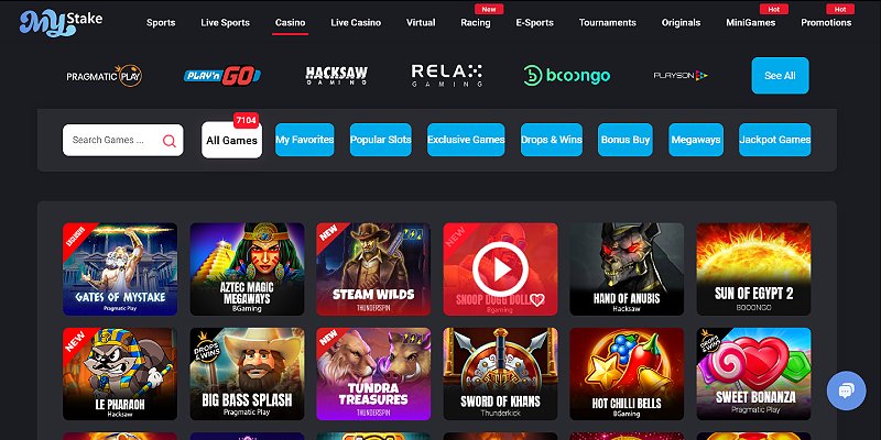 Image alt tag MyStake Casino CA