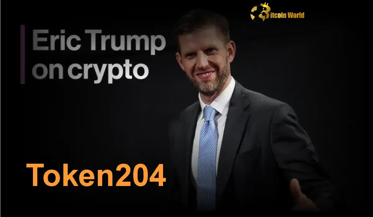 Intriguing Twist: Eric Trump to Ignite Token2049 Crypto Conference in Dubai