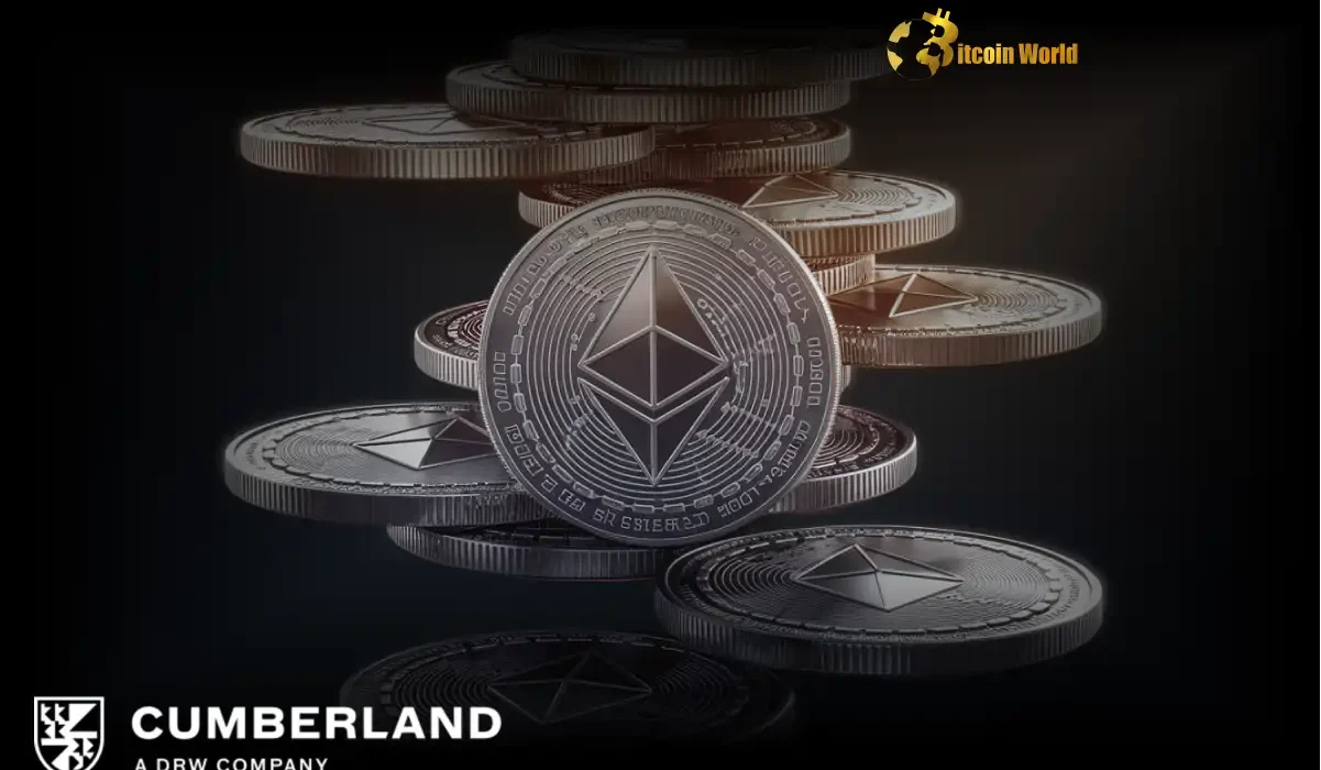 Major ETH Withdrawal Cumberland Crypto Moves $43 Million from Coinbase