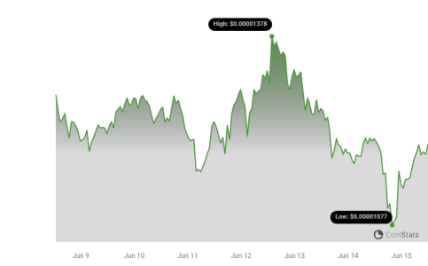 Pepe Price Chart | Source: Coinstats