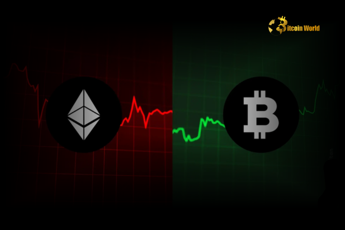 Plummeting ETH/BTC Ratio: Shocking Four-Year Low Signals Ethereum Underperformance