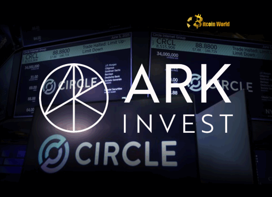 Strategic ARK Invest Sale Offloading $57M in Circle Shares Amidst Price Surge