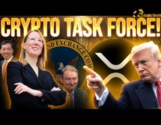 Screenshot of the SEC Crypto Task Force website