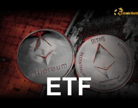 Bitcoin ETF outflows chart showing market trends.