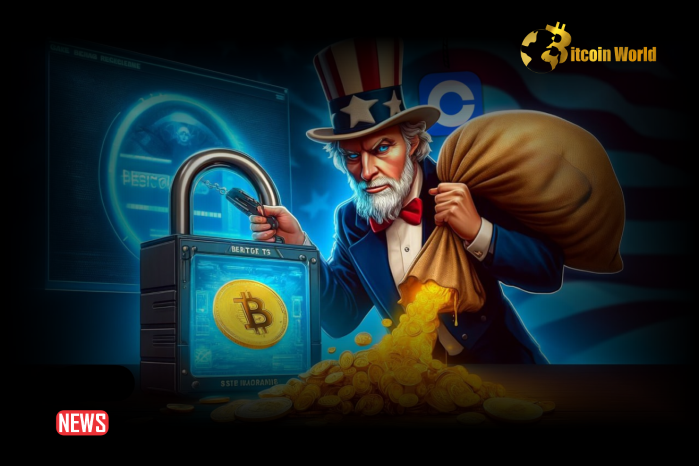 US Government Moves $4M Bitcoin to Coinbase, Arkham Data Show