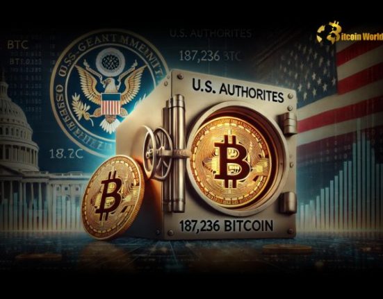 Unveiling Massive US Government Bitcoin Holdings 187,236 BTC Revealed by Glassnode