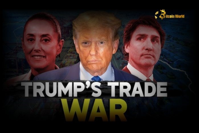 Urgent Alert: Trump’s 25% Tariffs on Mexico & Canada – Crypto Market Impact Incoming?
