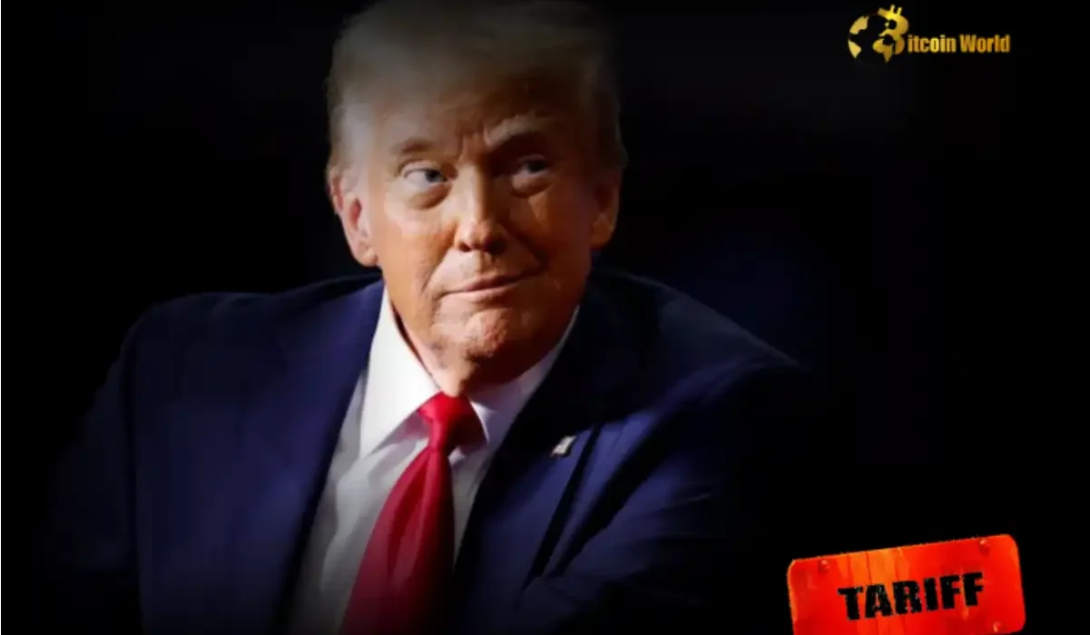 Urgent Crypto Volatility Warning: Trump's Tariff Announcement Sparks Market Jitters