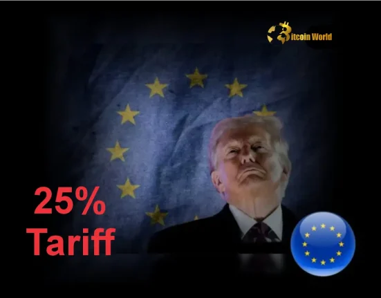 Urgent: EU's Shocking 25% Tariffs on US Imports - Crypto Market Reaction?