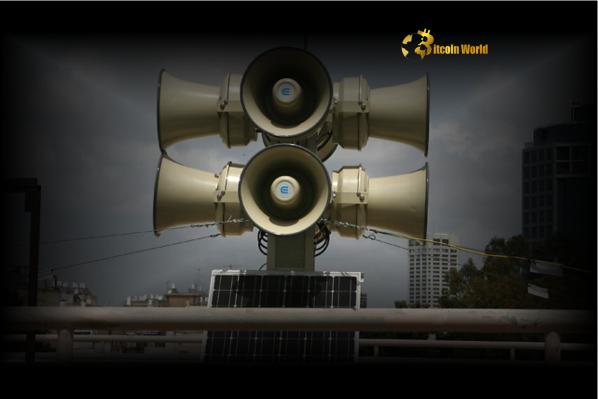 Urgent: Israel Missile Sirens Ring, Raising Fears of Market Volatility and Crypto Impact