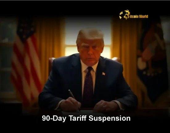 Urgent Relief: Trump's 90-Day Tariff Suspension Ignites Hope in Cryptocurrency Markets