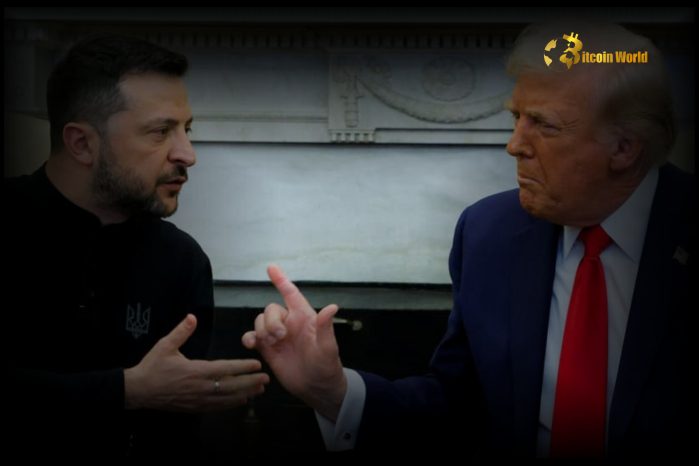 Urgent Ukraine Negotiation Plea Trump Reveals Zelenskyy Letter to Congress – Crypto Market Impact