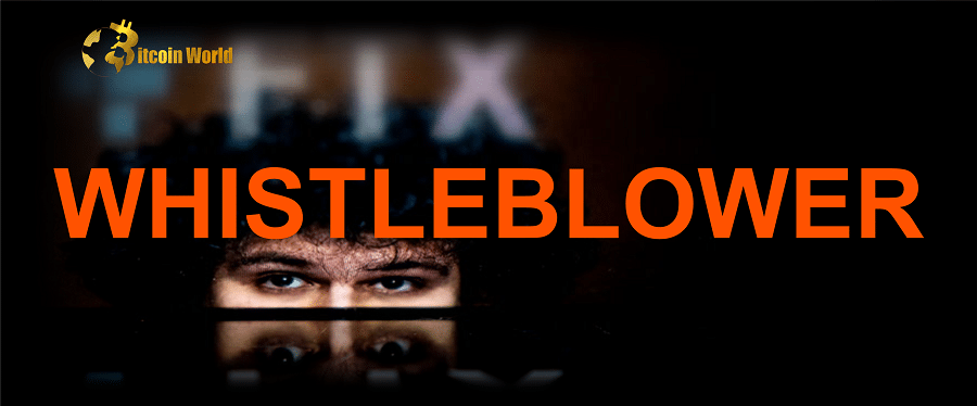 First Reported Instance of Whistleblowing at FTX, and it’s Not Surprising