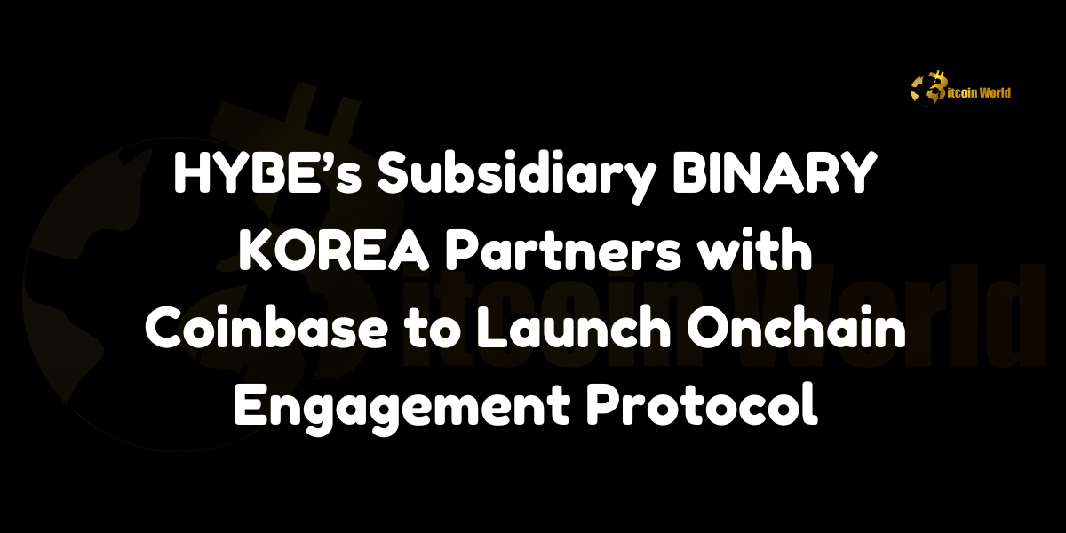 HYBE's subsidiary BINARY KOREA