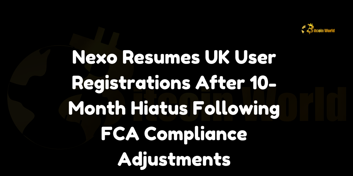 Nexo Resumes UK User Registrations