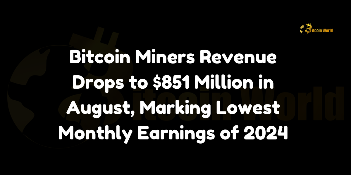 Bitcoin miners revenue