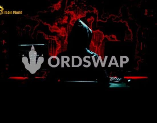 Following a loss of website management, Ordswap advises users to retrieve their keys.