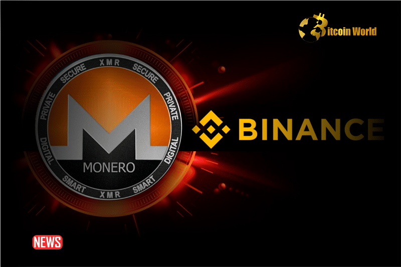 Monero (XMR) Crumbled 35% Following Binance Delisting Announcement