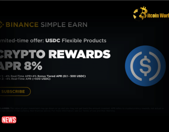 Binance Launches USDC Flexible Products, Offering Users Up to 8% APR Rewards